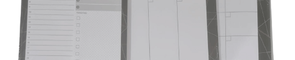 Kit Planejamento Geométrico Mensal, Semanal e Tarefa 7090 - Fina Ideia