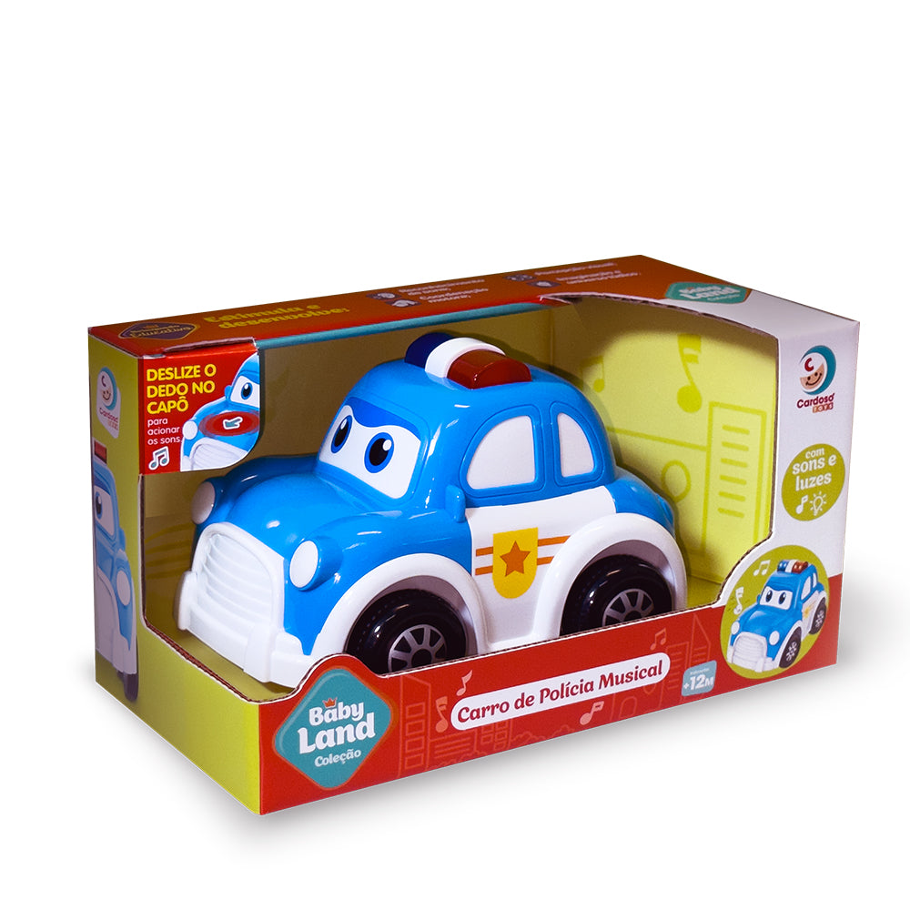 Baby Land Carro De Policia Musical 7115 - Cardoso