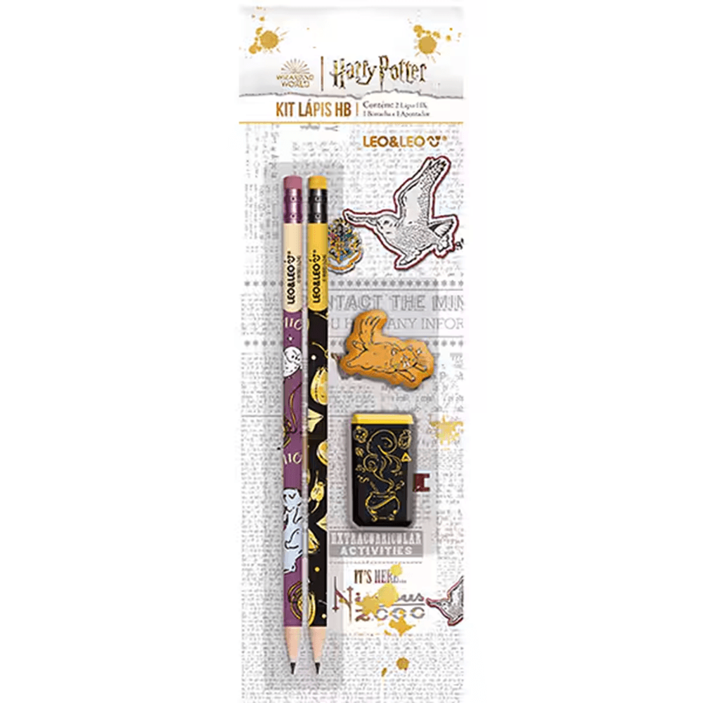 Kit Escolar 4 peças Harry Potter 71625 - Leonora