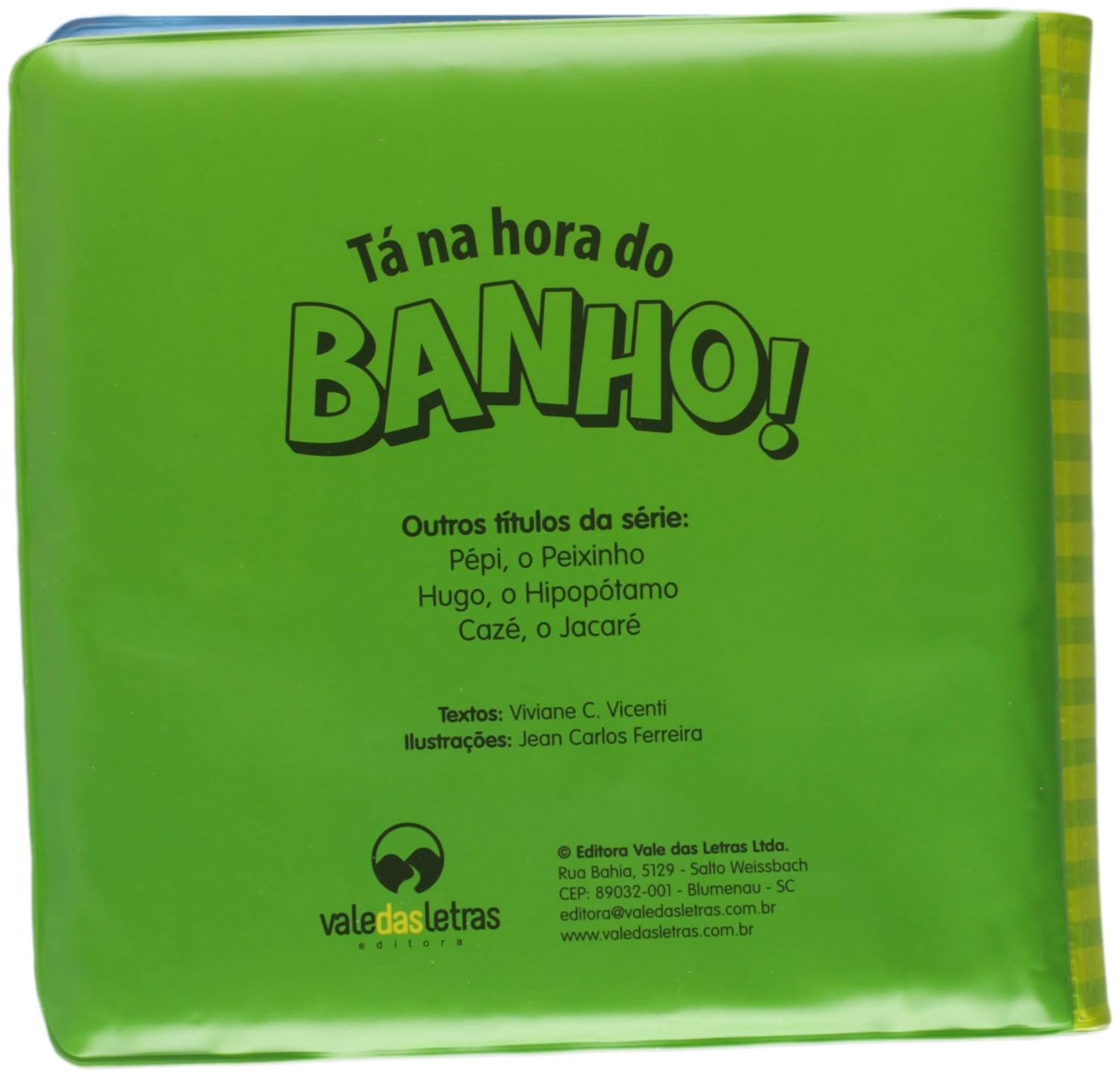 Livrinho p/ Banho Ta Na Hora Do Banho Lino O Patinho 8645 - Vale Das letras