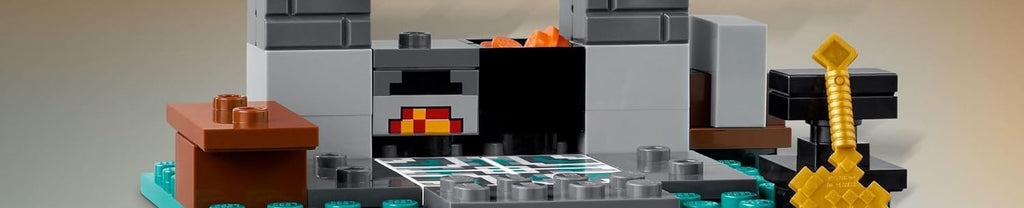 Bloco De Montar Minecraft O Arsenal 21252 - Lego