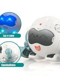 Robô Cambalhota c/ Som e Luzes ao Sensor de Palmas 720-3 - Braskit
