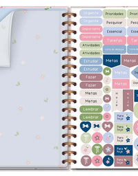 Caderno Colegial 1 Matéria Laços e Afetos by Sof 80 folhas 90g/m² 7447 - Fina Ideia
