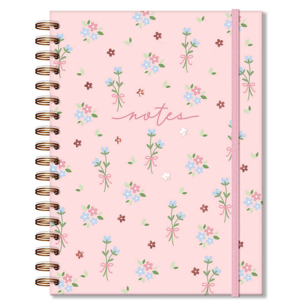 Caderno Colegial 1 Matéria Laços e Afetos by Sof 80 folhas 90g/m² 7447 - Fina Ideia
