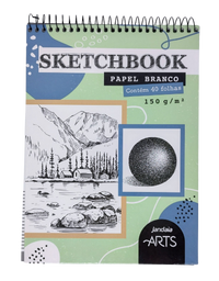 Caderno de Desenho Espiral Sketchbook 40FLS 150g/m² 75227 - Jandaia Arts
