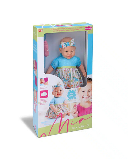 Boneca Mia Faz Xixi 754 - Bambola