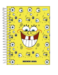 Agenda Diária 2025 Bob Esponja 352 Páginas 133x178mm 76724 - Jandaia
