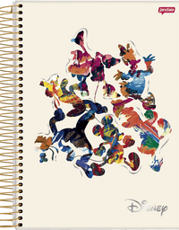 Caderno Espiral College Disney Projeto De&I 160 Folhas 77190 - Jandaia
