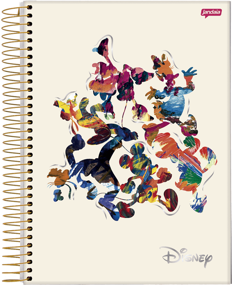 Caderno Espiral College Disney Projeto De&I 160 Folhas 77190 - Jandaia