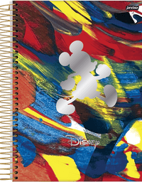 Caderno Espiral College Disney Projeto De&I 160 Folhas 77190 - Jandaia
