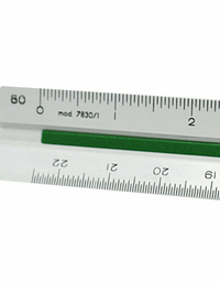 Escalímetro Triângular 30 cm Número 1 - 7830-1 - Trident
