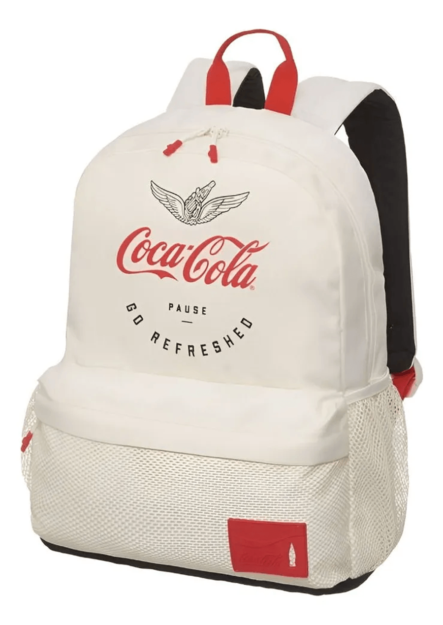 Mochila De Costas Coca Cola Pause Off Whithe 78416004N - Pacific