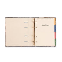 Caderno Criativo Argolado Duo Astral Pautado & Pontado A5 Maré Azul 826991