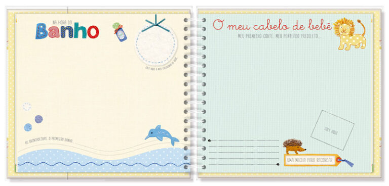 Álbum do Bebê Meu Primeiro Ano 21x23cm 0073 - Fina Ideia