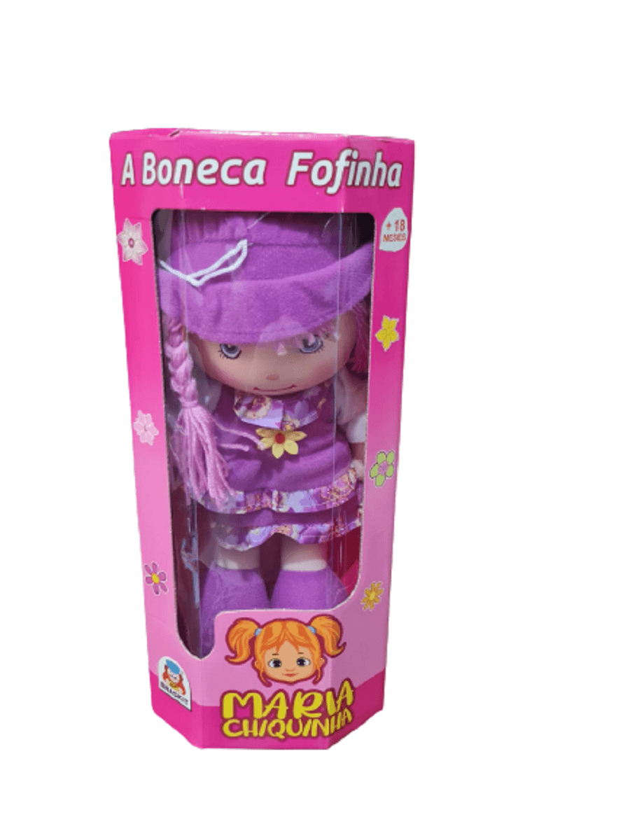 Boneca de Pano Super Macia Maria Chiquinha 790.3 - Braskit