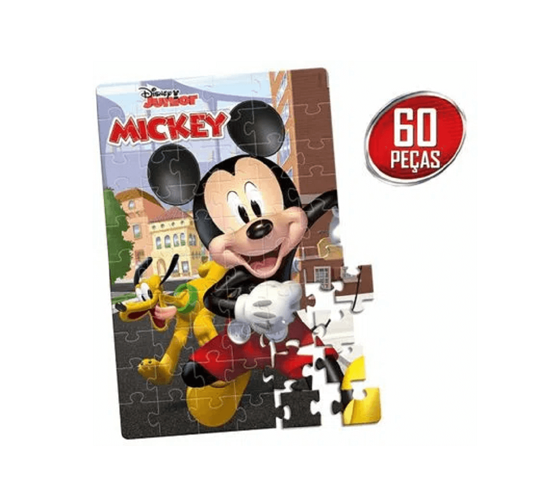 Quebra Cabeça 60 peças Mickey 8000 - Toyster
