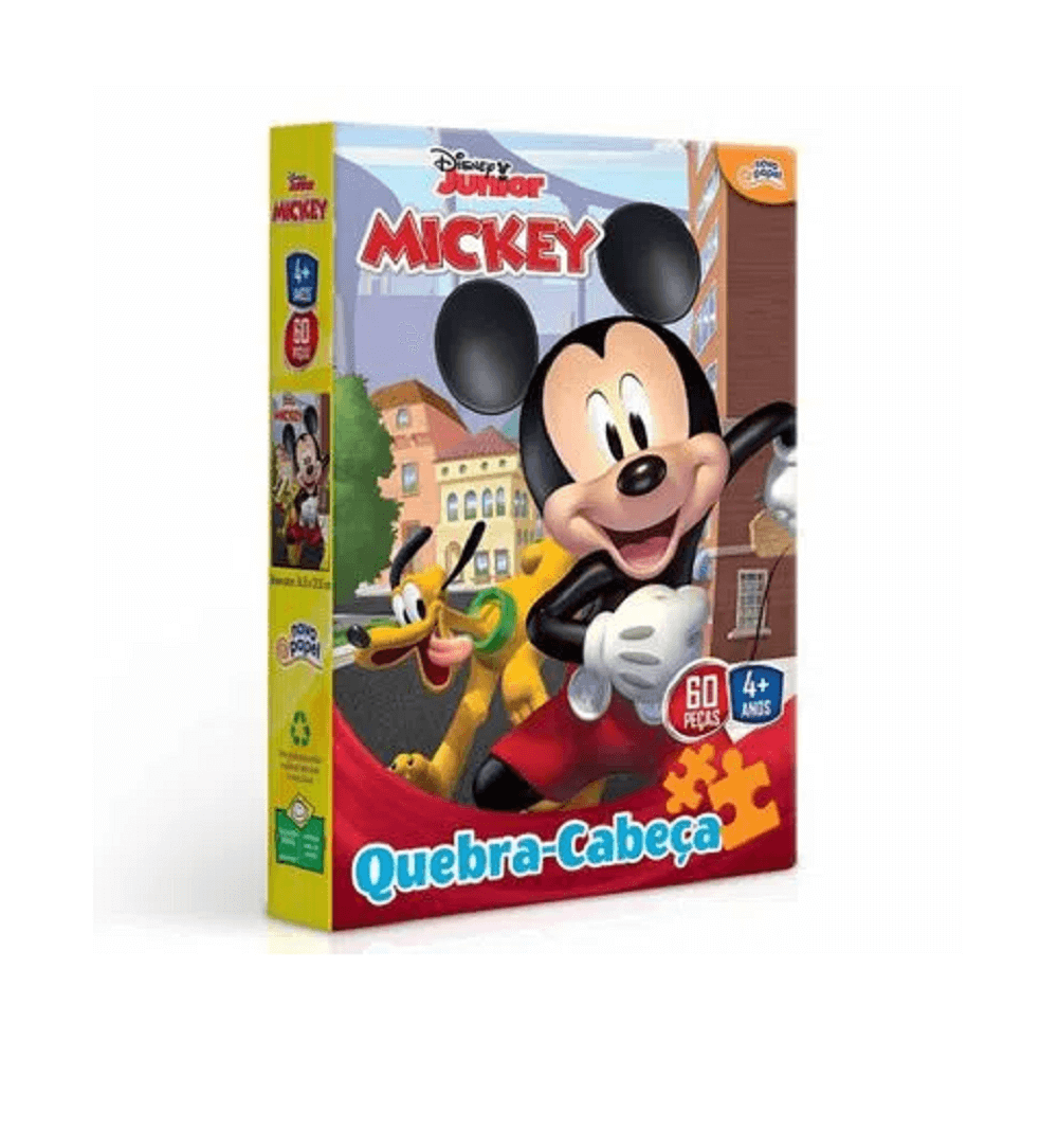 Quebra Cabeça 60 peças Mickey 8000 - Toyster