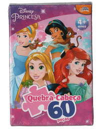 Quebra Cabeça 60 peças Disney Princess 8006 - Toyster
