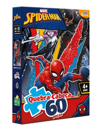 Quebra Cabeça 60 peças Marvel Homem Aranha 8012 - Toyster
