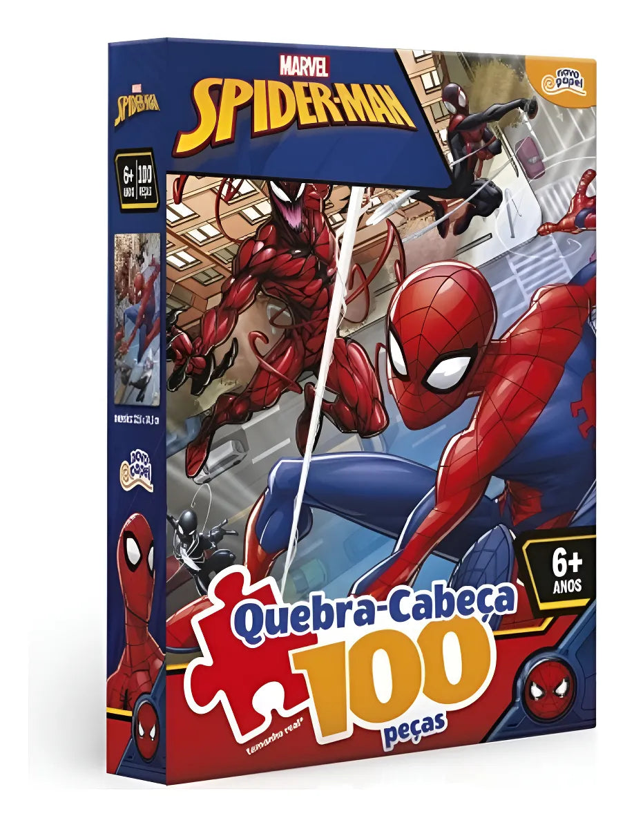 Quebra Cabeça 100 peças Homem Aranha 8013 - Toyster