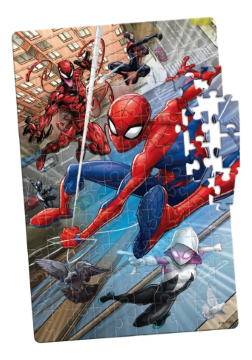 Quebra Cabeça 100 peças Homem Aranha 8013 - Toyster