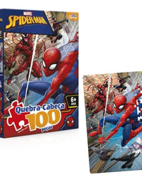 Quebra Cabeça 100 peças Homem Aranha 8013 - Toyster
