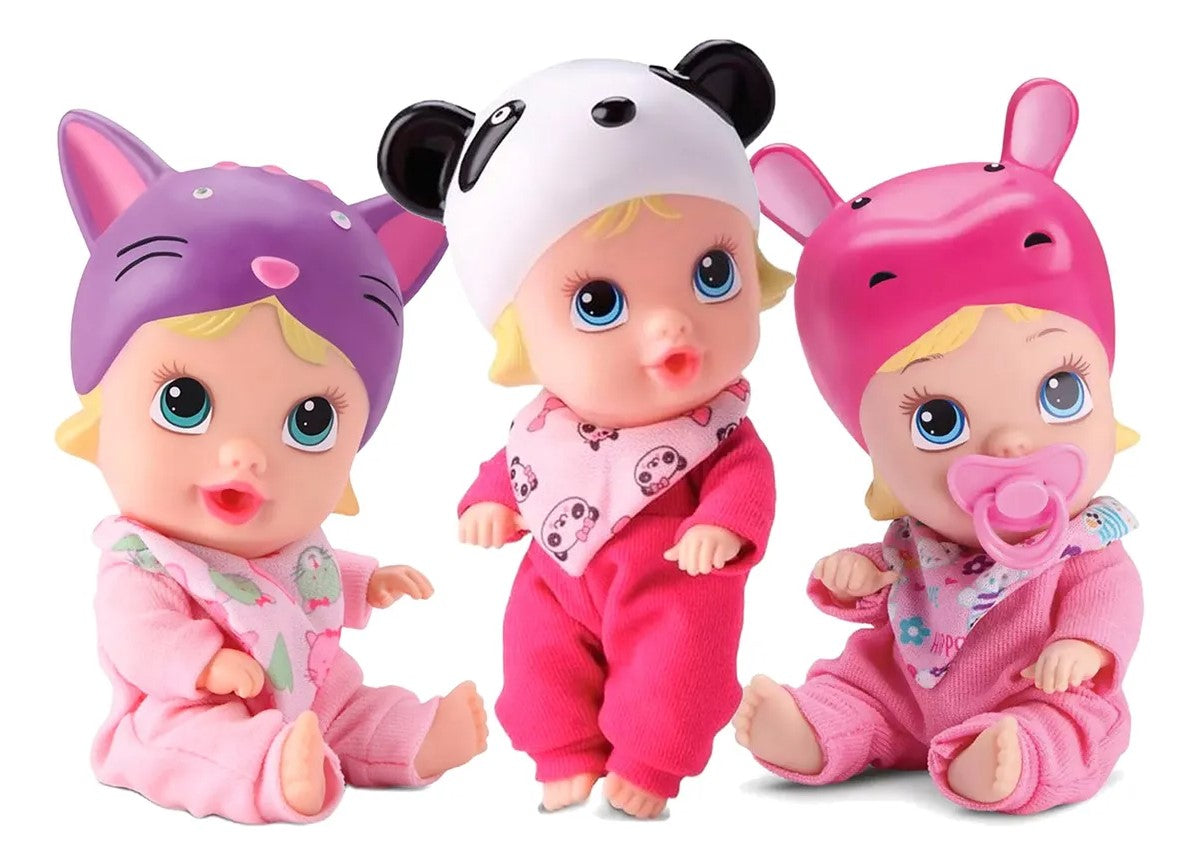Boneca Little Dolls Soninho Faz Xixi 8019 - Divertoys