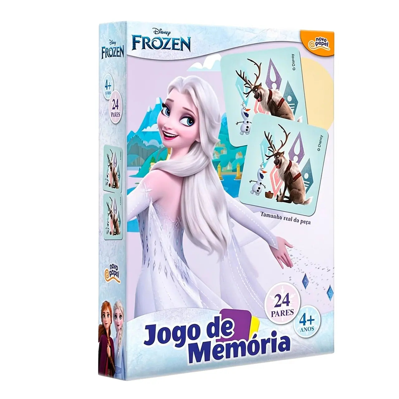 Jogo de Memória Disney Frozen 24 pares 8030 - Toyster