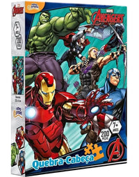 Quebra Cabeça 200 peças Avengers 8041 - Toyster
