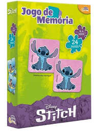 Jogo da Memória Stitch 24 Pares 8075 - Novo Papel
