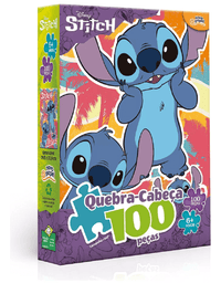 Quebra Cabeça 100 peças Stitch 8076 - Toyster
