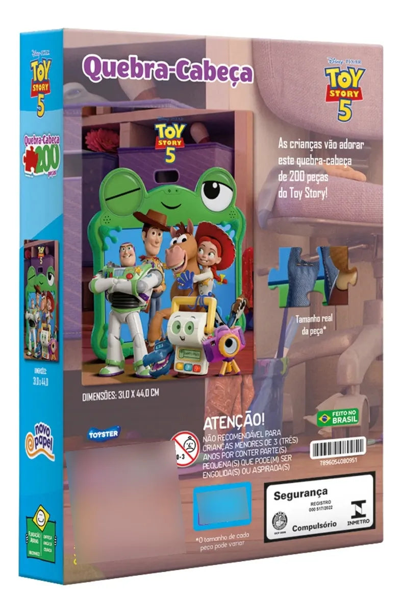 Quebra Cabeça 200 peças Toy Story 5 8095 - Toyster
