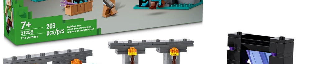 Bloco De Montar Minecraft O Arsenal 21252 - Lego