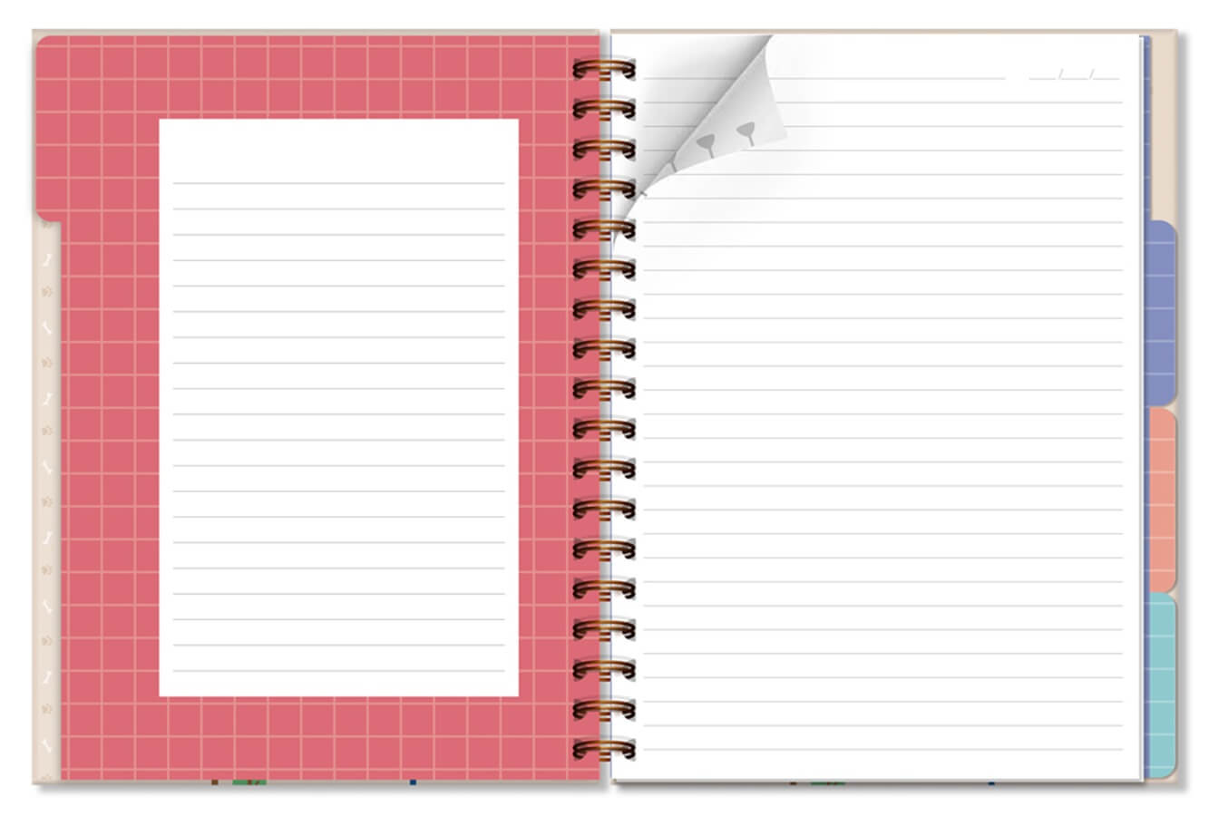 Caderno Folhas Removíveis Cachorro na Janela 80 Folhas 8121 - Fina Ideia