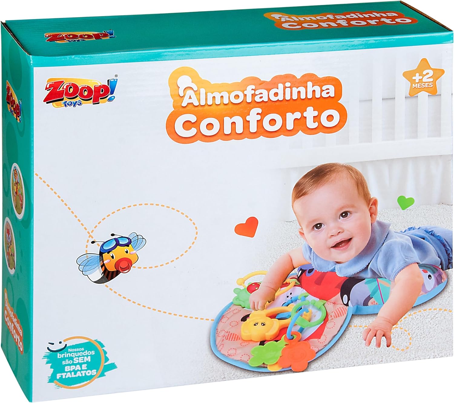 Almofadinha de Atividades Bebe Conforto ZP00741 - Zoop Toys