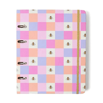Caderno Criativo Argolado Melissa Pautado 17x24 Casinha das Abelhas 827097