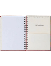 Planner Permanente Wire-o Atelie Semanal Notas A5 Maré Off White 827462
