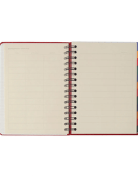 Planner Permanente Wire-o Atelie Semanal Notas A5 Maré Off White 827462
