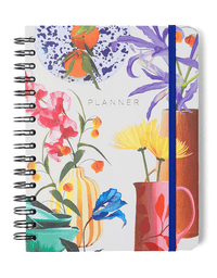 Planner Permanente Wire-o Atelie Semanal Notas A5 Maré Off White 827462
