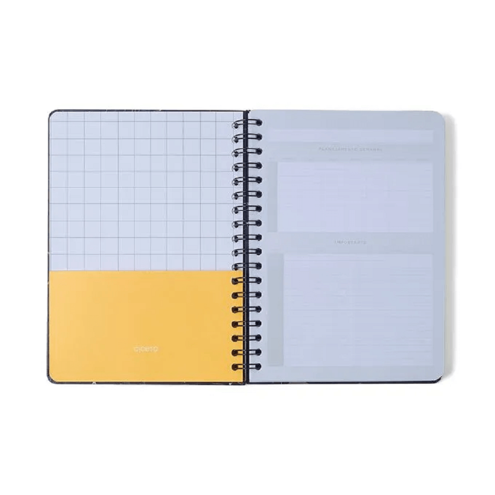 Caderno Espiral Melissa Pautado 17x24 Casinha das Abelhas 160 fls 827585