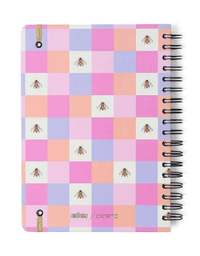 Caderno Espiral Melissa Pautado 17x24 Casinha das Abelhas 160 fls 827585
