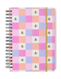 Caderno Espiral Melissa Pautado 17x24 Casinha das Abelhas 160 fls 827585
