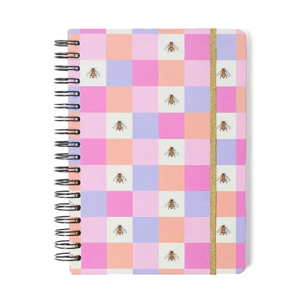 Caderno Espiral Melissa Pautado 17x24 Casinha das Abelhas 160 fls 827585