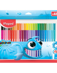Caneta Hidrográfica Color'peps Ocean 48 Cores 845726 - Maped
