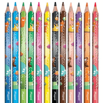Lápis de Cor Jumbo Jungle Fever 12 Cores 863700 - Maped