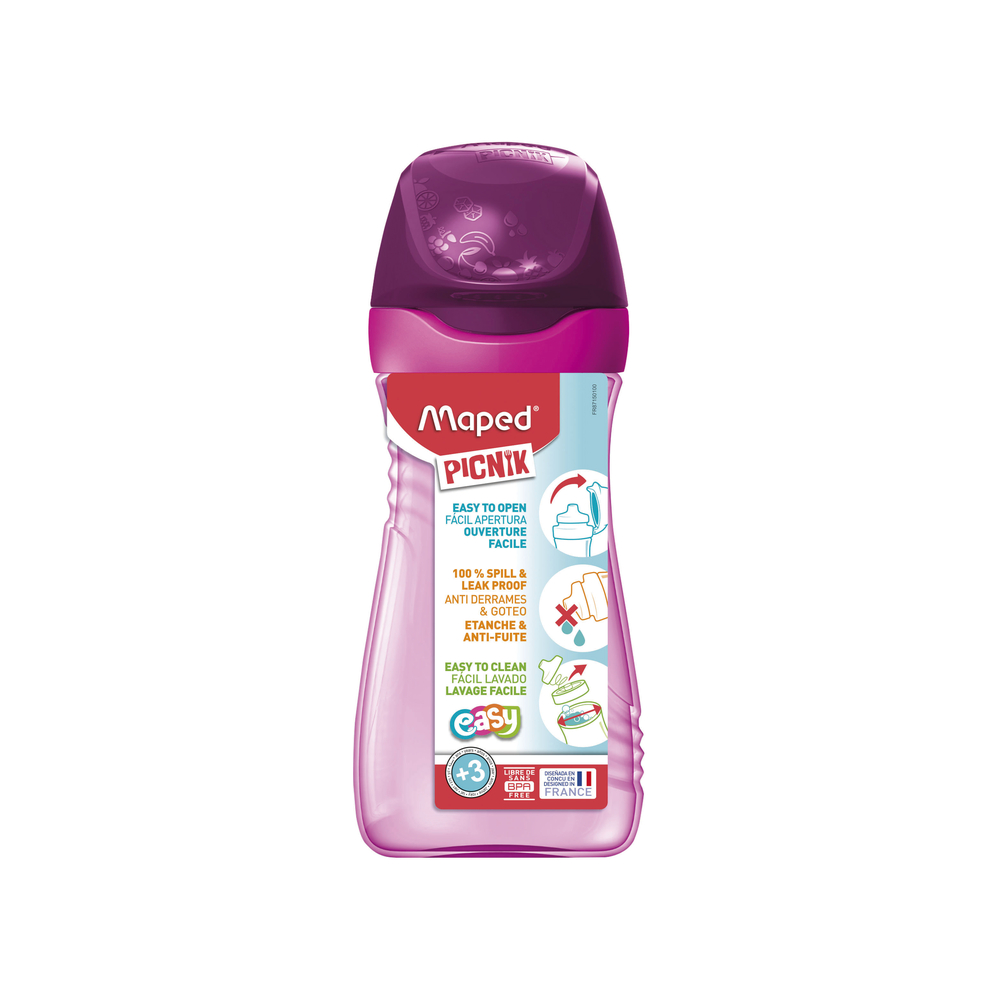 Garrafa Picnik Origins Rosa ou Azul 430 Ml 871504 – Maped