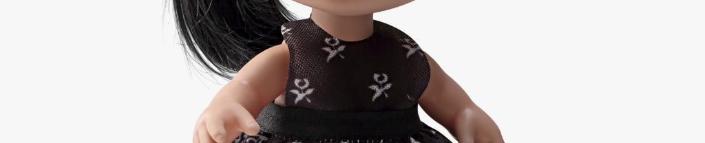 Boneca Baby Rainbowzinha Fashion Cabelo Preto 875 - Bambola