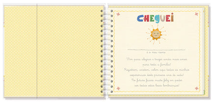 Álbum do Bebê Meu Primeiro Ano 21x23cm 0073 - Fina Ideia