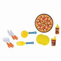 Brinquedo Fast Food Infantil Pizza 900-7 - Braskit