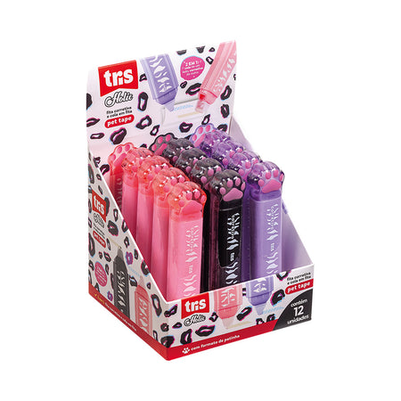 Fita Corretiva + Cola Em Fita Holic Pets Patinha 902757
